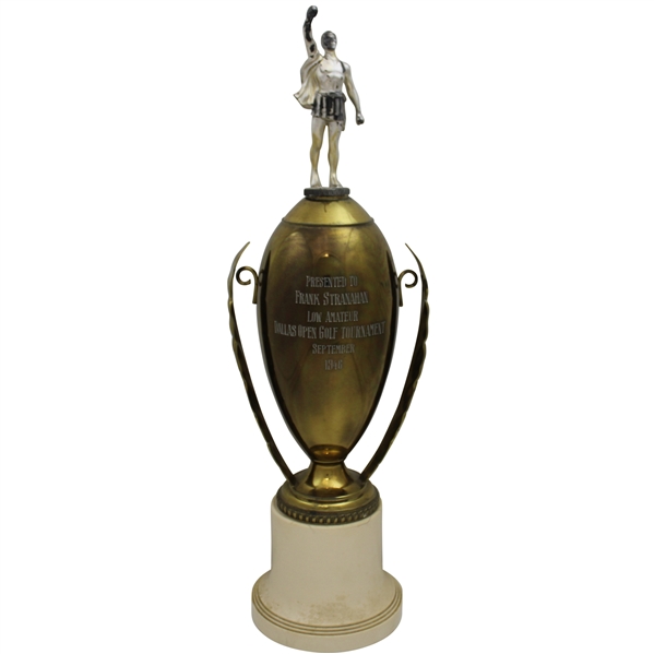 1946 Dallas Open Golf Tournament-Frank Stranahans Low Amateur Trophy-Hogan Win