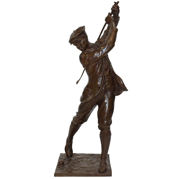 Antoine Bofill Golfer in Jacket Bronze Statue - Only 13 Made