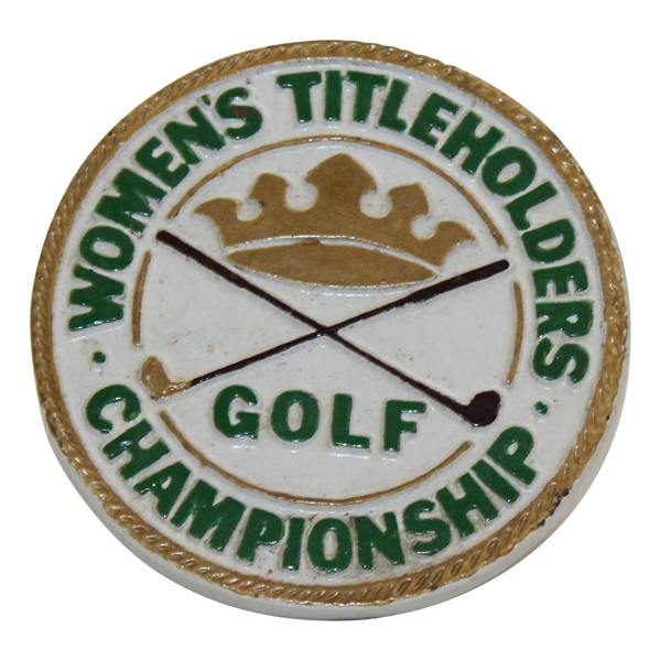 Womens Titleholders Cast Iron Painted Tee Marker