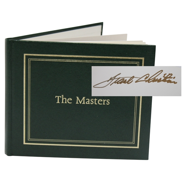 Frank Christian Signed The Masters Book JSA ALOA