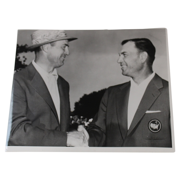 Ben Hogan & Sam Snead Press Photograph in Green Jackets