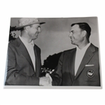 Ben Hogan & Sam Snead Press Photograph in Green Jackets