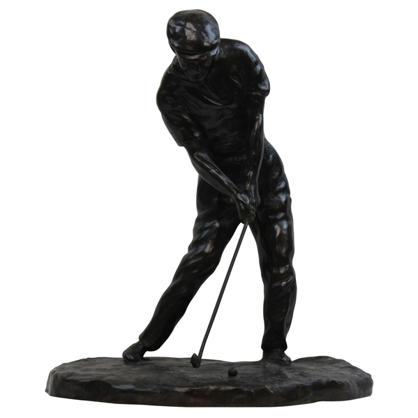 1978 Ben Hogan Ltd Ed Bronze Sculpture by Artist David Goodrich #77/600