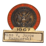 1967 US Womens Amateur Contestant Badge - Annandale Golf Club