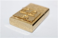 1960's Arnold Palmer 14K Gold Plated Florentine Jeweled Lighter