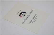 1999 Ryder Cup Opening Ceremonies Golf Program 