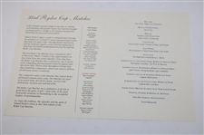 1999 Ryder Cup Opening Ceremonies Golf Program 