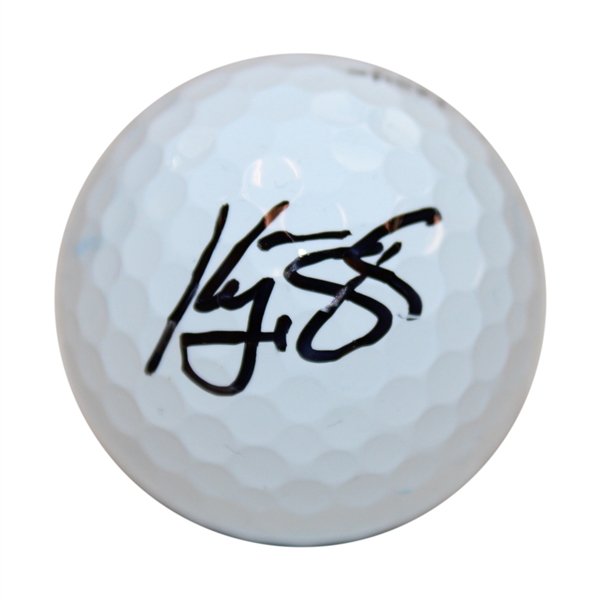 Keagan Bradley Signed TaylorMade 3 Logo Golf Ball JSA ALOA