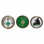 Merion, Oakmont, St. Andrews Old Course Vintage Ball Markers