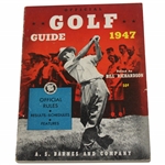 1947 Official Golf Guide & Official Rules Edited By Bill Richardson