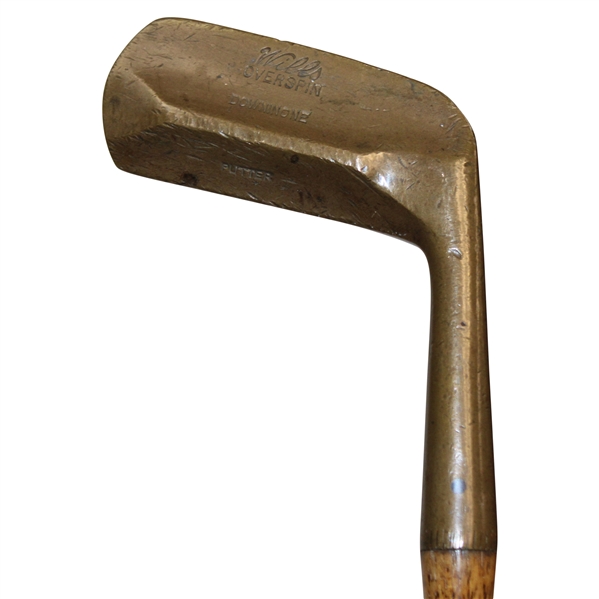 Wills Overspin Downinone Brass Putter