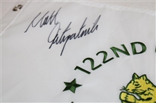 Matthew Fitzpatrick Signed 2022 US Open at The Country Club Embroidered Flag JSA ALOA