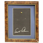 Arnold Palmer Signed Picture Frame Display with Umbrella Pin JSA ALOA