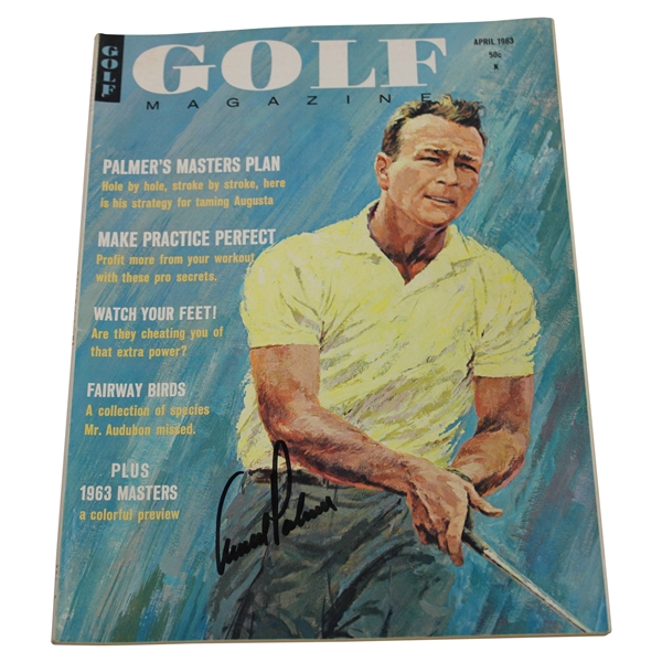 Arnold Palmer Signed 1963 Golf Magazine - April JSA ALOA