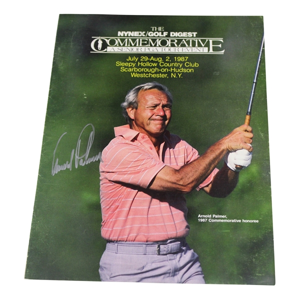 Arnold Palmer Signed 1987 Advertising Page JSA ALOA