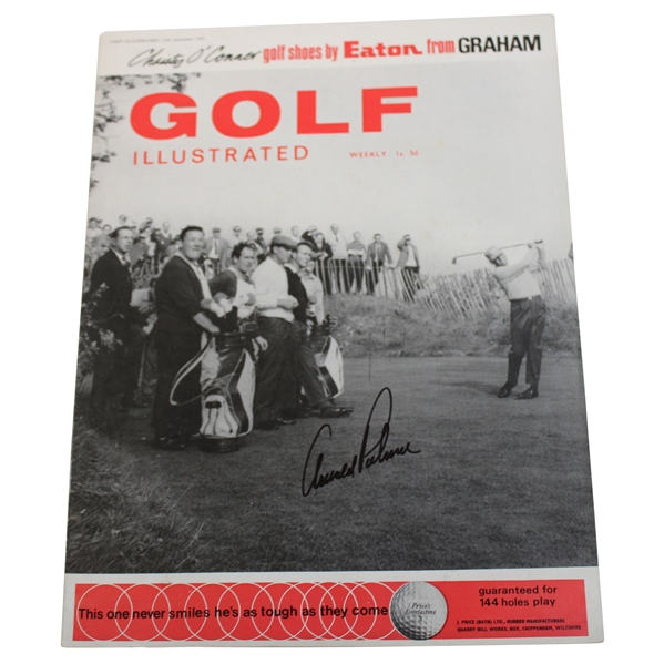 Arnold Palmer Signed 1969 Golf Illustrated Magazine - September JSA ALOA