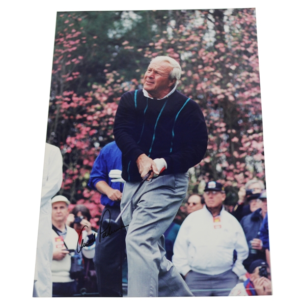 Arnold Palmer Signed Follow Through 11x16 Photo JSA ALOA