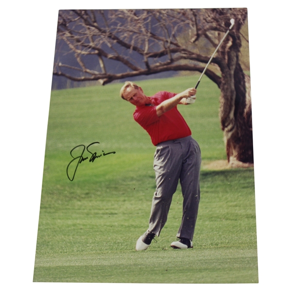 Jack Nicklaus Signed Follow Through 11x16 Photo JSA ALOA