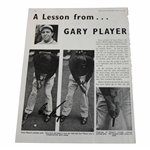 Gary Player Signed Golf Illustrated Article Page JSA ALOA