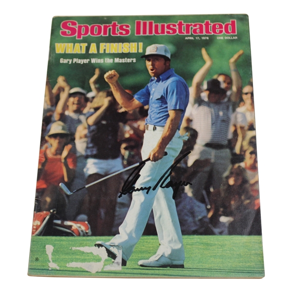 Gary Player Signed Sports Illustrated Magazine - April JSA ALOA