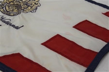 Trump National Doral Course Used Embroidered Flag