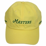 Masters Tournament GALLERY Yellow w/Green Stitch Writing Caddy Hat