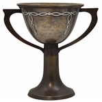 1914 Lakewood Country Club Keno Cup Silver On Bronze Trophy