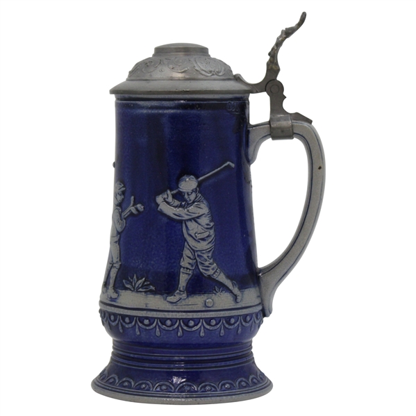 c.1900 Simon Peter Gerz German Stein w/Lid