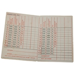 c.Late 1930's Augusta National Golf Club Scorecard w/Stymie & Caddy Fee - 6800 Yards