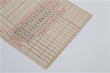 c.Late 1930's Augusta National Golf Club Scorecard w/Stymie & Caddy Fee - 6800 Yards