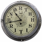 c.Early 1900s North British Advertising Clock