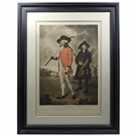 c.1880 Blackheath Golfers Mezzotint - Framed