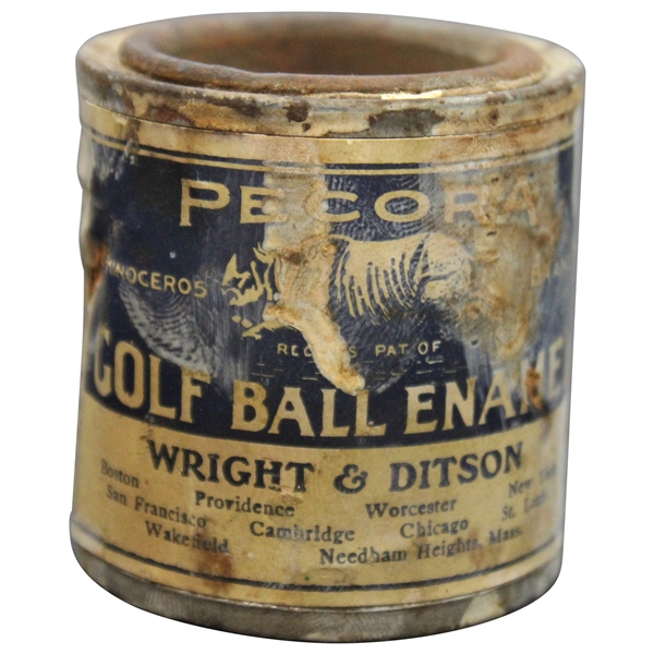 Early 1900S Wright + Ditson Pecora Golf Ball Enamel