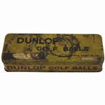 c. 1920s Dunlop Golf Balls Metal Box