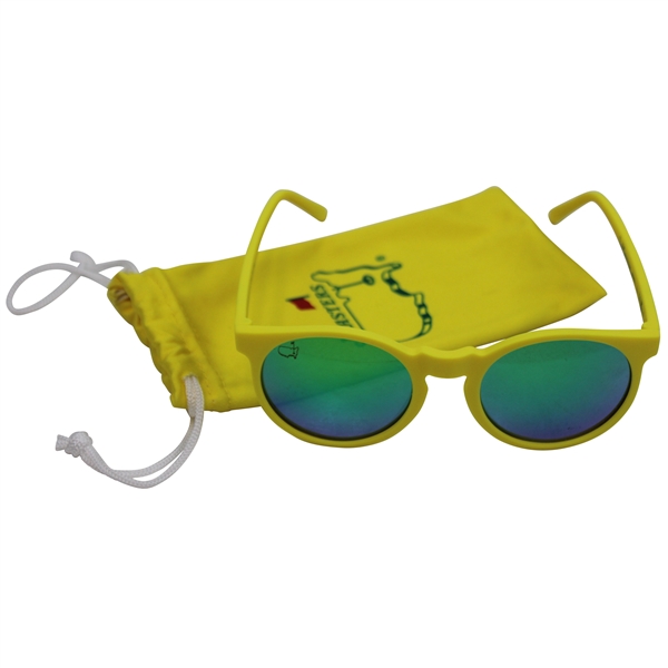 Masters Tournament The Pin Flag Themed Sunglasses w/Carry Bag