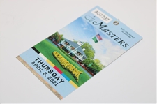 2021 Masters Tournament Thursday First Round Ticket #A07397