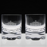 Two (2) Augusta National Golf Club Clubhouse Rocks Glasses