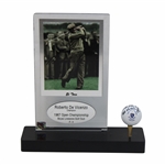 Roberto De Vicenzo Dual Signed 1967 Open Championship Display w/Signed Logo Golf Ball JSA ALOA