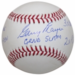 Gary Player Signed MLB Baseball w/Grand Slam, 3x Masters, 65 US Open, 3x Brit Open, 2x PGA Inscr. JSA ALOA