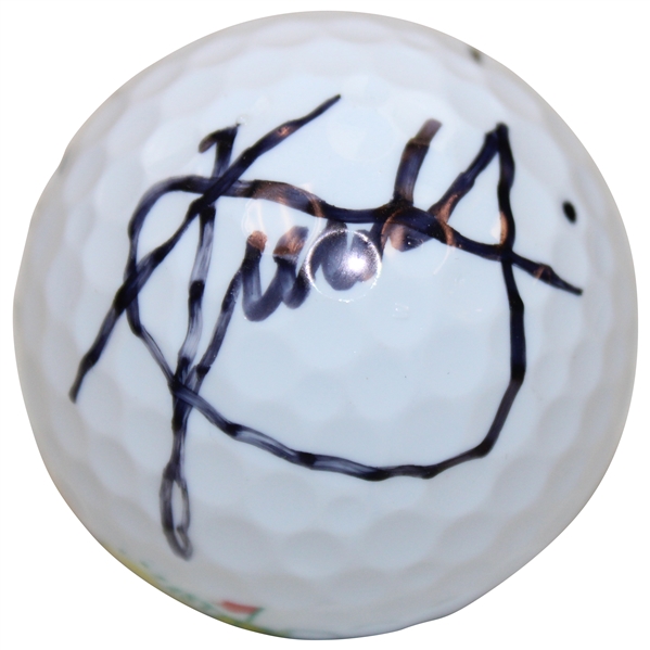 Xander Schauffele Signed Masters Logo Golf Ball JSA ALOA