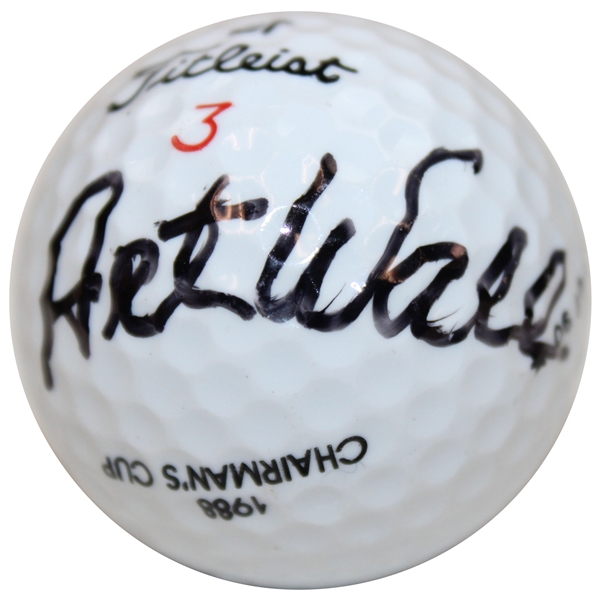 Art Wall Signed Titleist Logo Golf Ball JSA ALOA