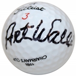 Art Wall Signed Titleist Logo Golf Ball JSA ALOA