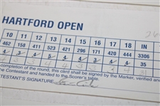 Daly, Calcavecchia, Cink & Seven (7) others Signed 1997 & 1998 Canon Greater Hartford Open Scorecards