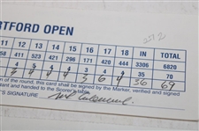 Daly, Calcavecchia, Cink & Seven (7) others Signed 1997 & 1998 Canon Greater Hartford Open Scorecards