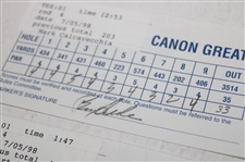 Daly, Calcavecchia, Cink & Seven (7) others Signed 1997 & 1998 Canon Greater Hartford Open Scorecards