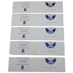 Daly, Calcavecchia, Cink & Seven (7) others Signed 1997 & 1998 Canon Greater Hartford Open Scorecards