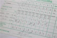 Jacobsen, Kite, Stadler & Five (5) others Signed 1998 Las Vegas Invitational Scorecards