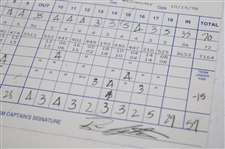 Jacobsen, Kite, Stadler & Five (5) others Signed 1998 Las Vegas Invitational Scorecards
