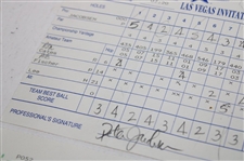 Jacobsen, Kite, Stadler & Five (5) others Signed 1998 Las Vegas Invitational Scorecards