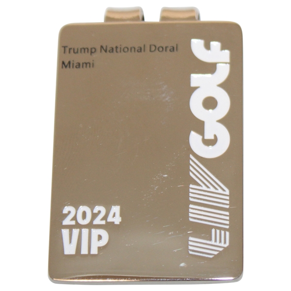 LIV Golf VIP Badge/Clip From Trump National Doral Miami